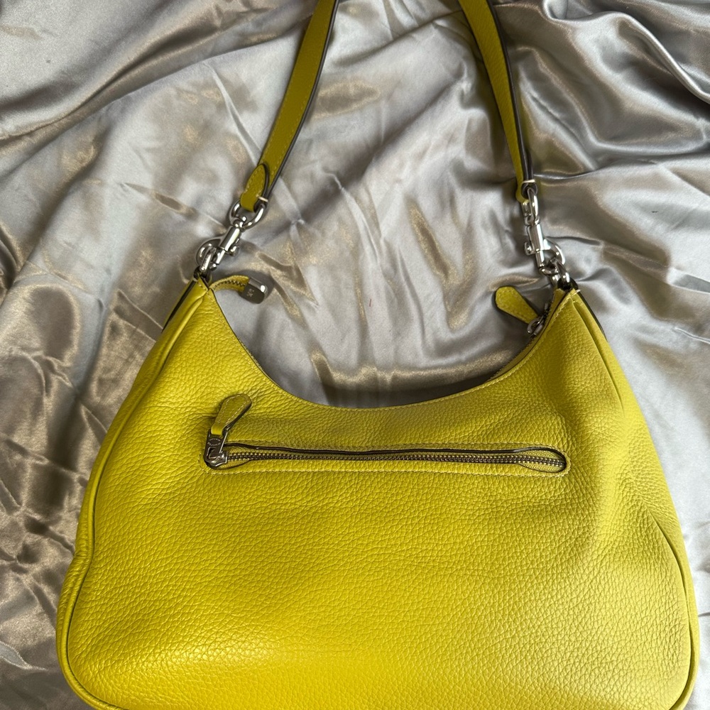🌹LIMITED EDITION Coach Teri Hobo Lime Leather
Shoulder & Crossbody Bag & Wallet - Picture 6 of 16